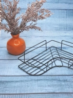 полка в ванную без сверления угловая