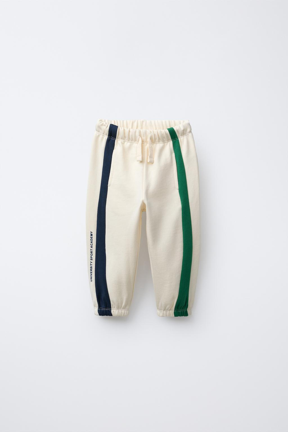 ZARA БРЮКИ-ДЖОГГЕРЫ В СТИЛЕ КОЛОР-БЛОК, РАЗНОЦВЕТНЫЙ