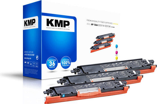 KMP 1226,0030 тонерный картридж Голубой, Пурпурный, Желтый 3 шт