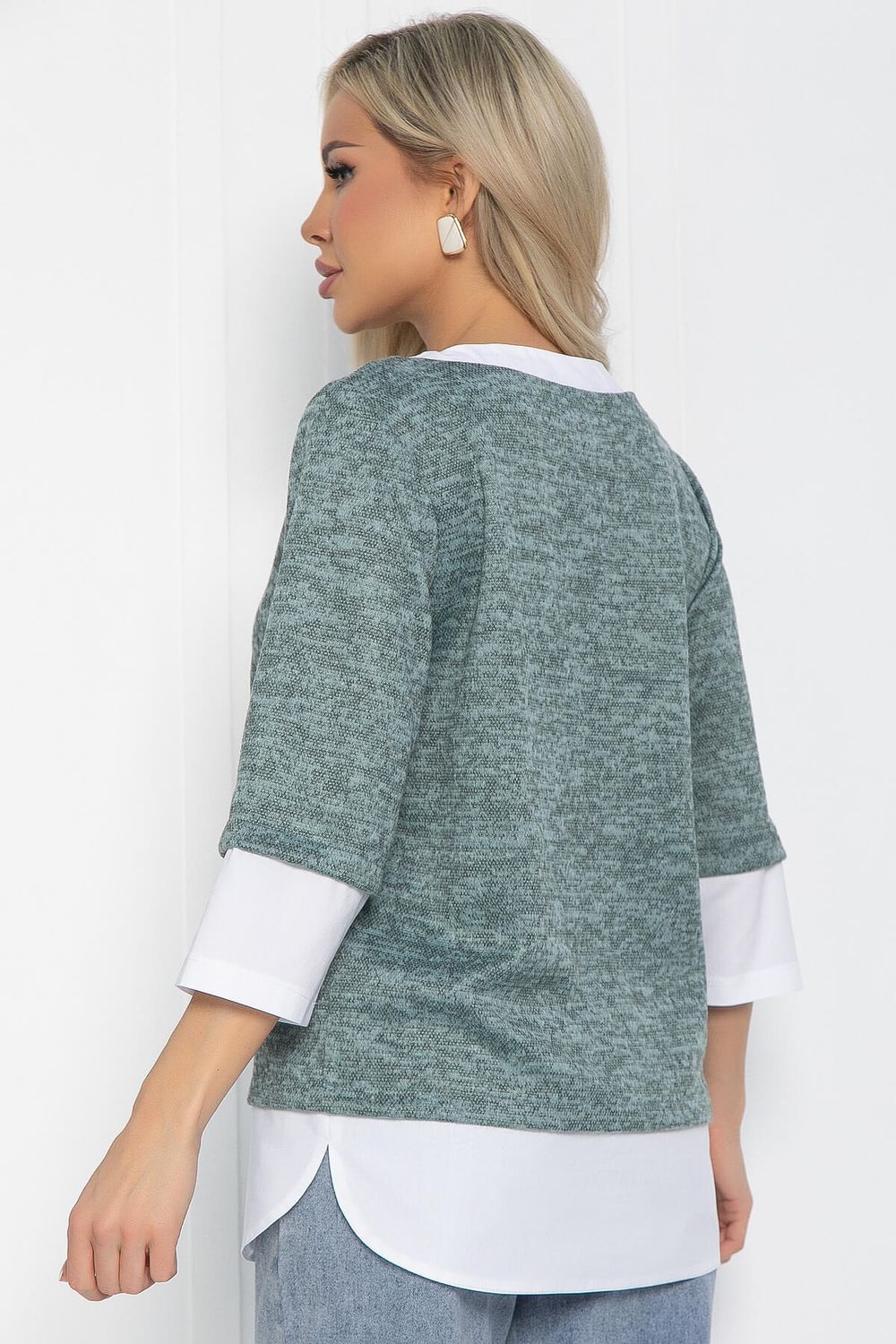 Джемпер Нежный акцент (мята) Б12615-4 LT Collection