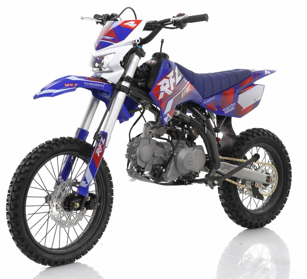 Питбайк Apollo RFZ START 125X-LE, 17/14 синий