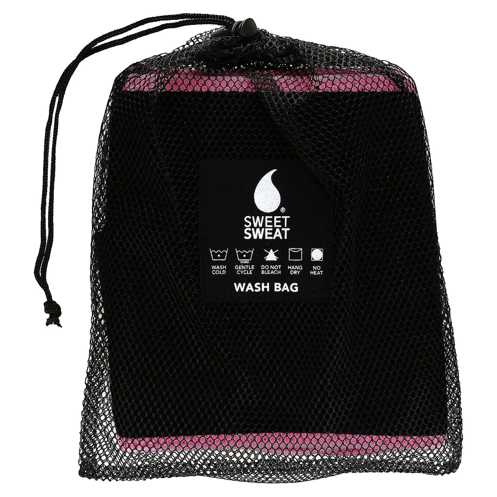 Sports Research, Sweet Sweat, пояс для похудения, средний, черного и розового цвета, 1 шт.