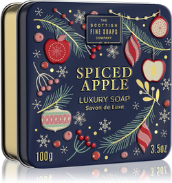 Scottish Fine Soaps Spiced Apple Luxury Soap - элитное мыло /  w puszcze 100  g  / GTIN 5016365042550