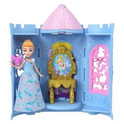 Disney Princess - Розовая башенка с компактным набором принцессы Золушки JBL39