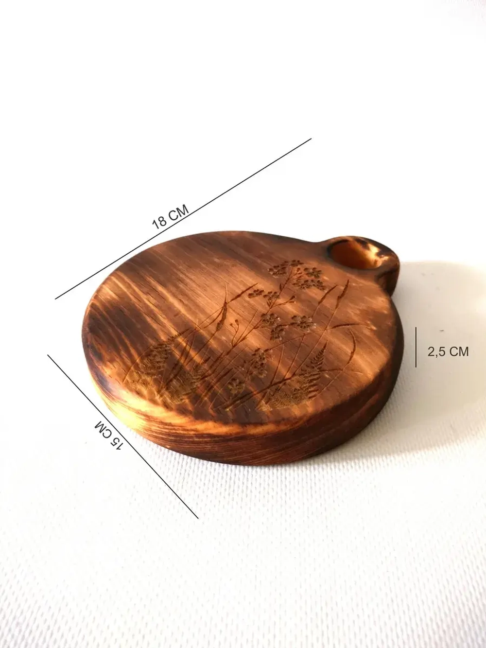 Набор досок разделочных из дерева сервировочных 5 шт.