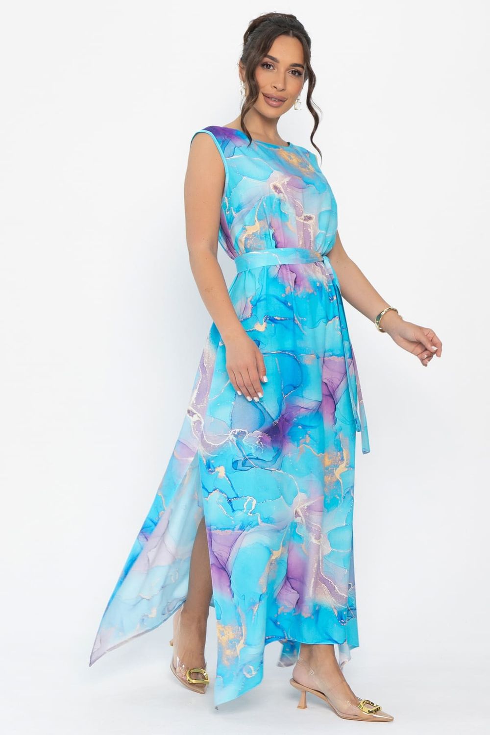 Платье Иниша (голубое) П13923-4М LT Collection