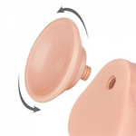 Реалистичный фаллоимитатор Lovetoy Sliding Skin (20*4см) с двойным покрытием, телесный