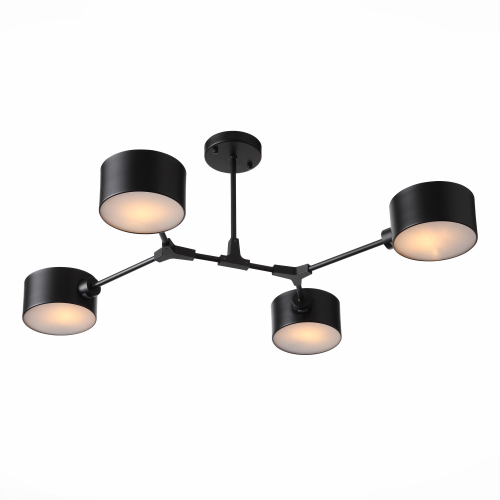 SLE183402-04 Светильник потолочный Черный/Черный E14 4*60W