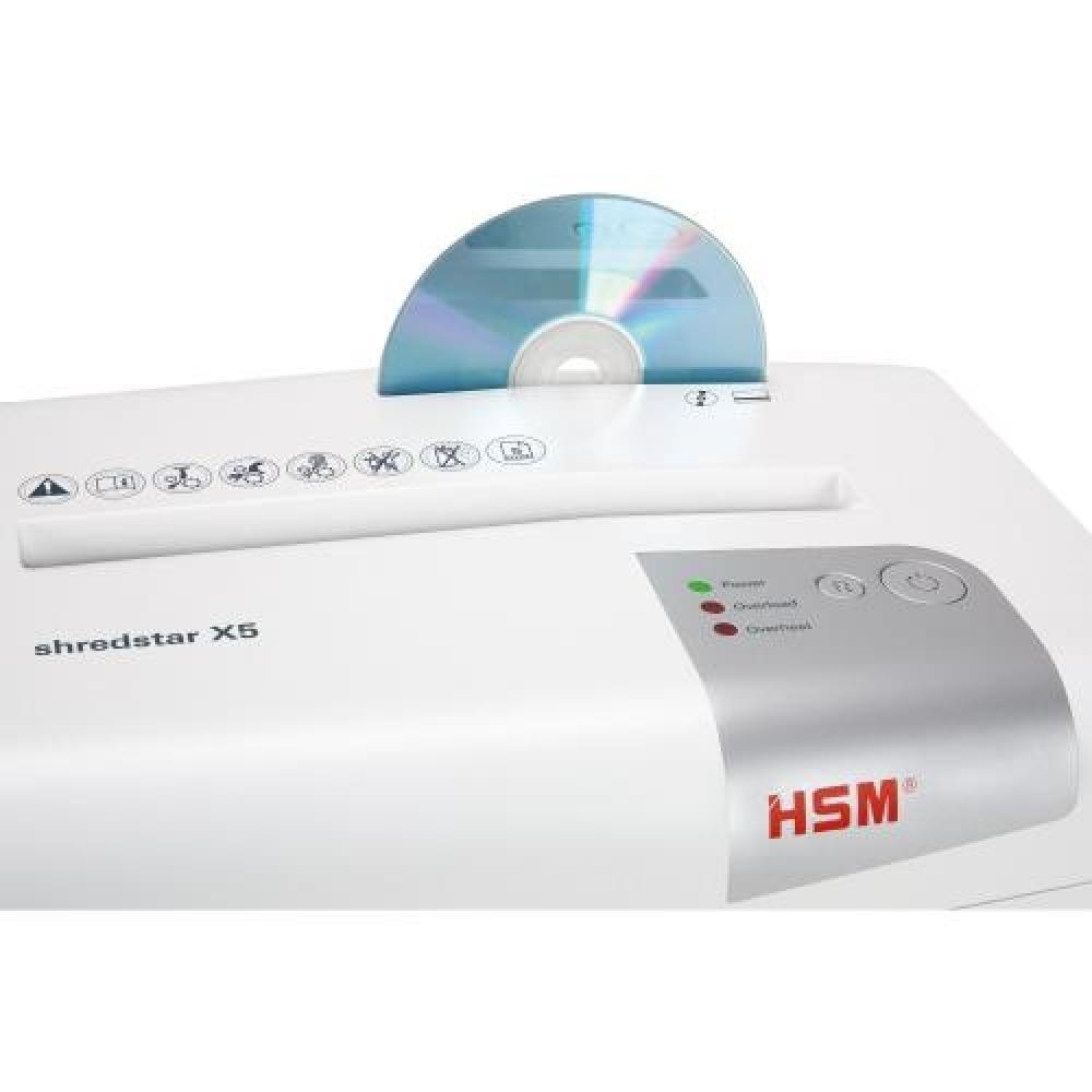 Уничтожитель документов HSM SHREDSTAR X5 (4.5х30) white