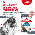 Royal Canin Urinary Care Уринари Кэа Корм влажный диета для взрослых кошек для поддержания здоровья мочевыделительной системы соус 85г