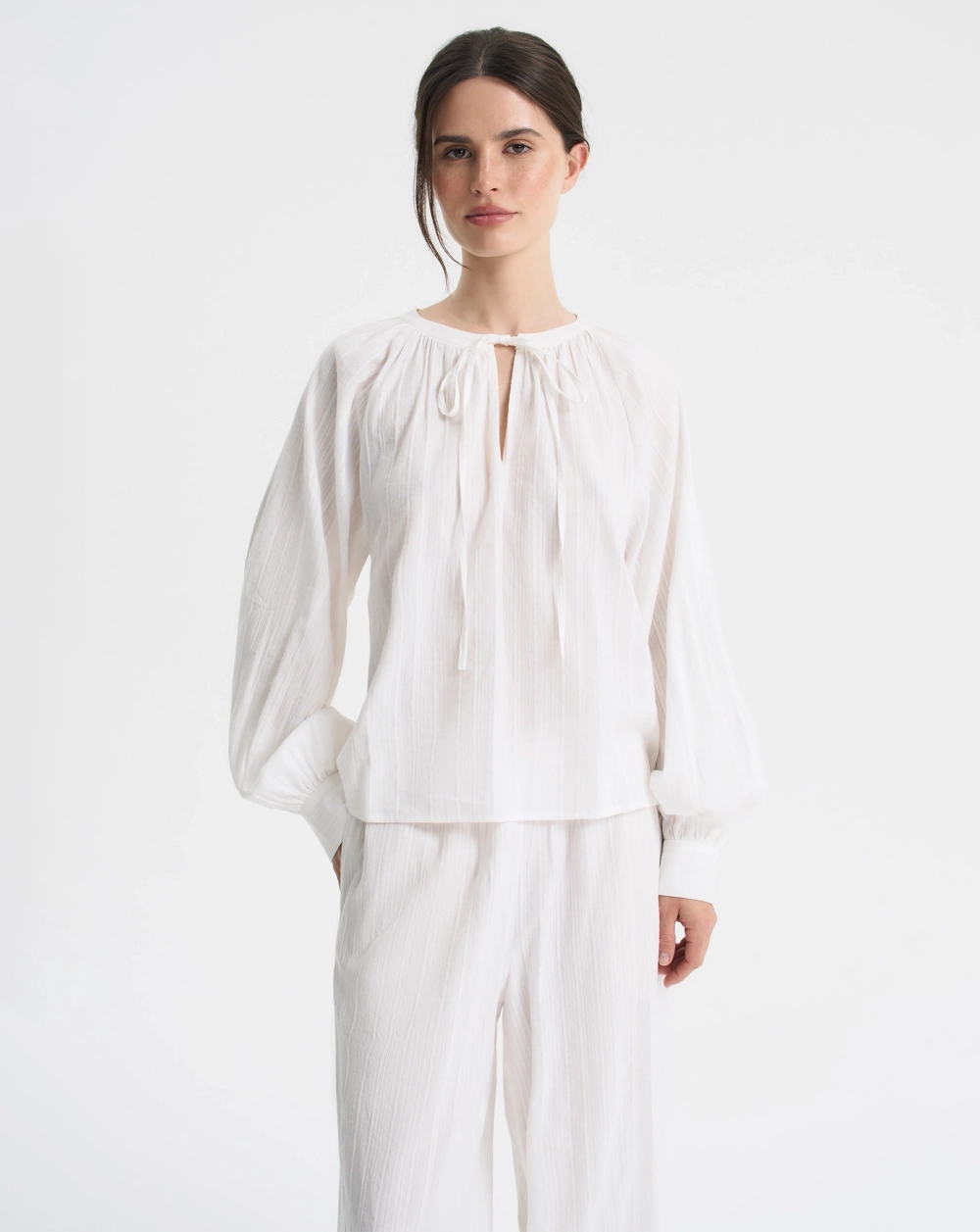 Блуза свободного кроя