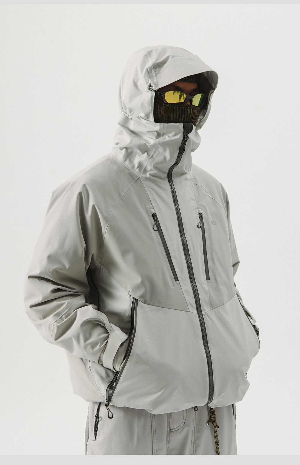 Куртка NOTHOMME BLUE “Snow Rider” Outdoor Triple-Protection Warm, Cold-Resistant, Wear-Resistant White Goose Down Taped Ski Jacket