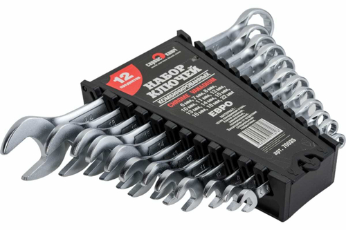 Набор ключей СЕРВИС КЛЮЧ 12 предметов ЕВРО CR-V 70035