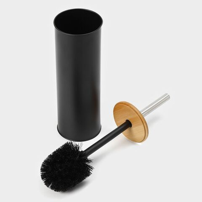 Черный ёрш для унитаза Savanna Bamboo (Цвет: не задано)