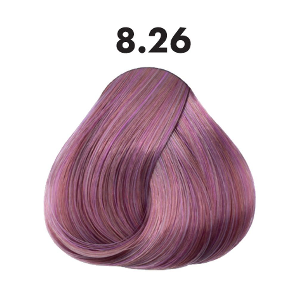 8.26 гель-краска OBRA Glow Gel Color перламутровый красный светло-русый - 60 мл.