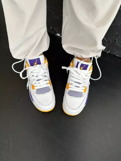 Кроссовки Nike Air Jordan 4 "Lakers"