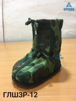 Чехол с подошвой из резины на гипс/лангету/стопу "Шарко". Легкий (хлопок). ГЛШЗР-10.