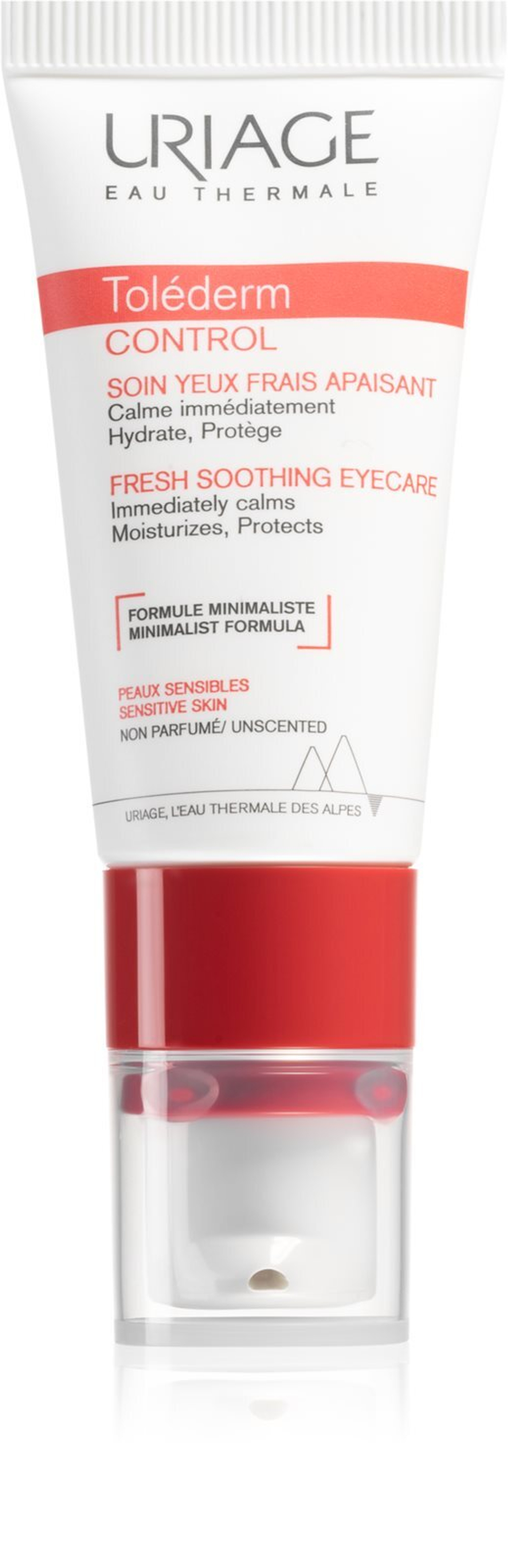 Uriage Tolederm Control Fresh Soothing Eyecare - успокаивающий увлажняющий крем для области вокруг глаз /   15  ml  / GTIN 3661434008481