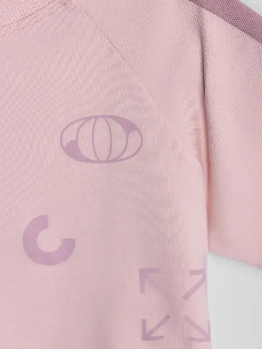 Летний костюм детский розовый, футболка и кюлоты