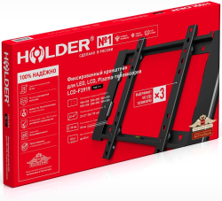 Кронштейн для телевизора Holder LCD-F3919-B черный 22;-47; макс.45кг настенный фиксированный