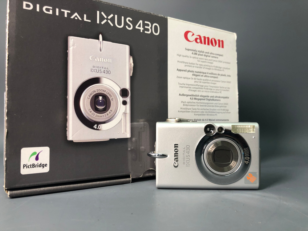 Canon Digital IXUS 430, ISO некорректное, матрица повреждена.