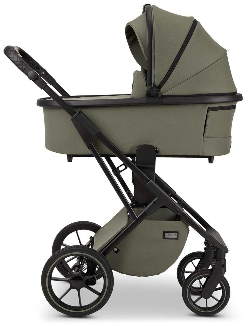 Коляска Moon Piu 2 в 1 Moss Green