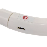 Ошейник неоновый для собак средних пород «Защита Бро», цвет зеленый, зарядка от USB, шнур в комплекте, размер M - d 50см (пакет с подвесом)✦