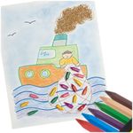 Карандаши (мелки) пластиковые JOVI 12цв., шестигранные, картон, европодвес