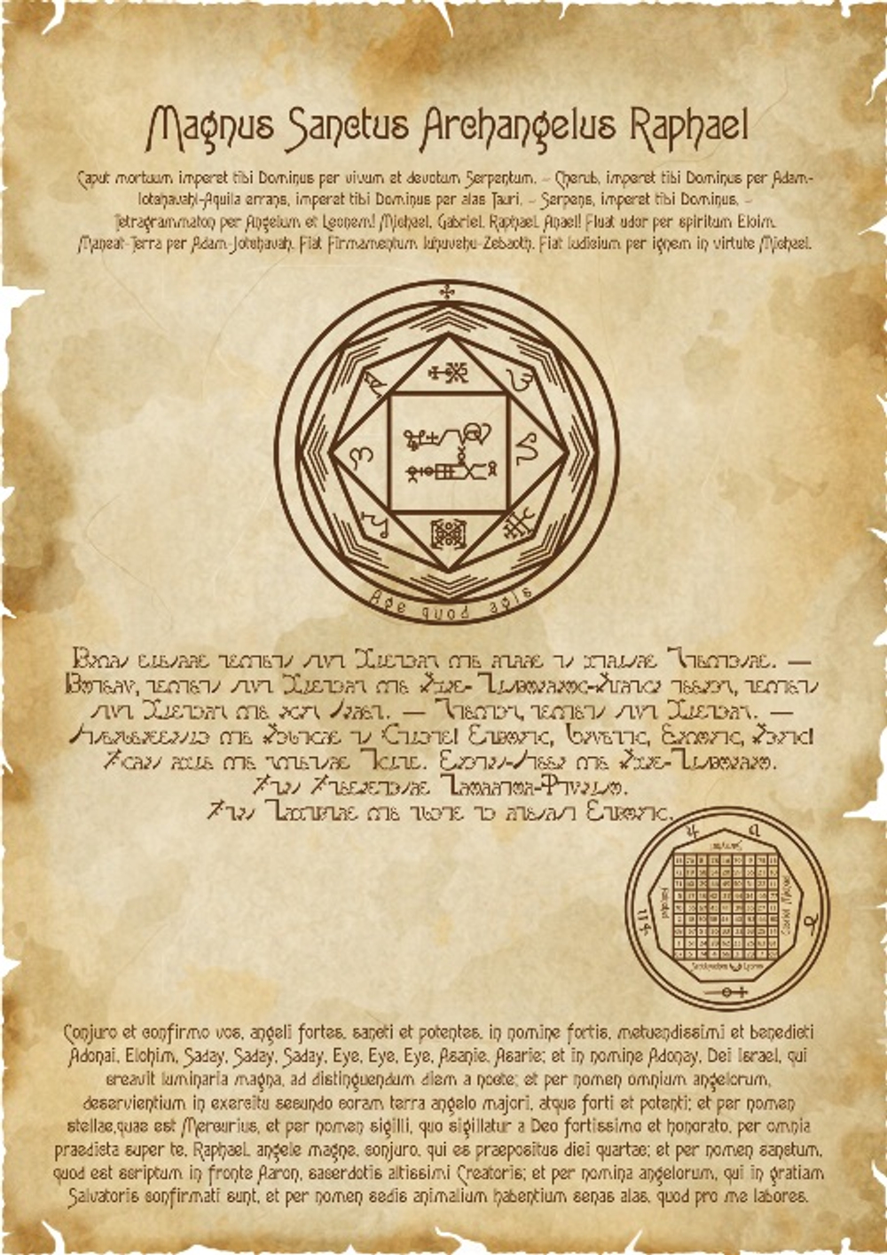 Свиток Архангела Рафаель