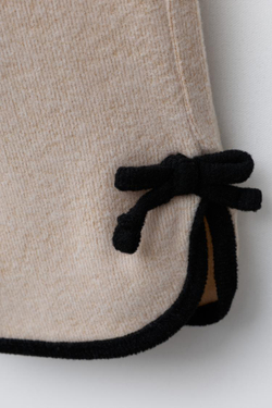 ZARA БРЮКИ-КЮЛОТЫ SOFT TOUCH С КОНТРАСТНЫМ БАНТОМ, ПЕСОЧНЫЙ