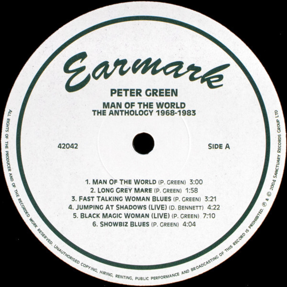 Peter Green / Man Of The World - The Anthology 1968-1983 (2LP)