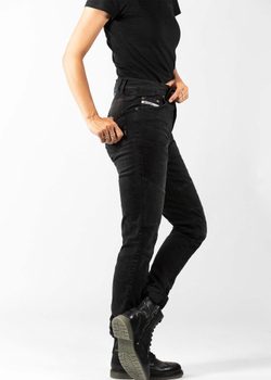 Джинсы Betty Biker Jeans Black Used John Doe