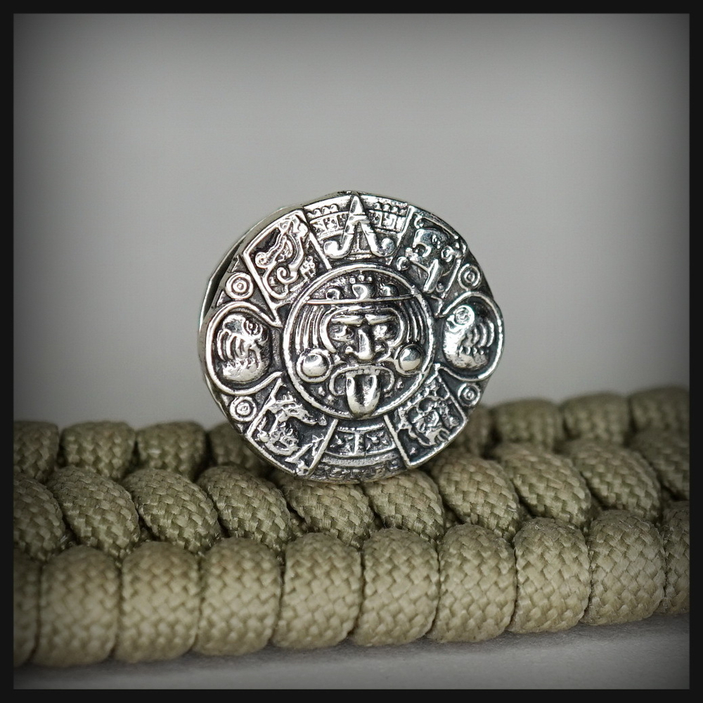 Бусина - вставка для браслета "Майя" , мельхиор