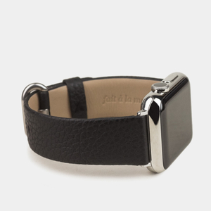 Ремешок кожаный для Apple Watch 40/41mm Classic черного цвета