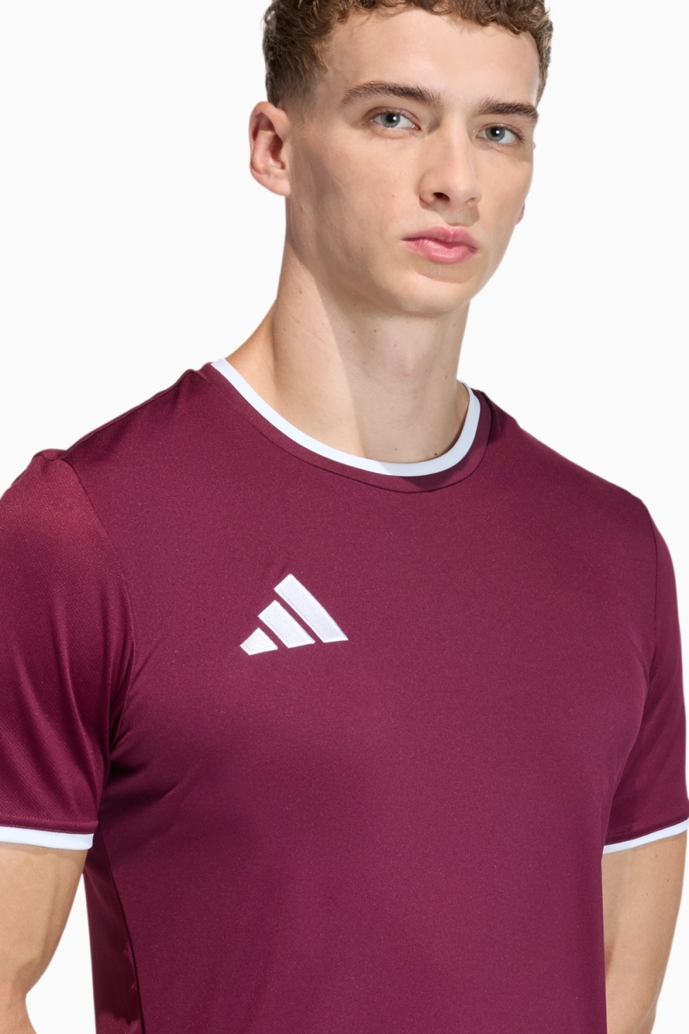 Футболка adidas Entrada 26 - бордовый