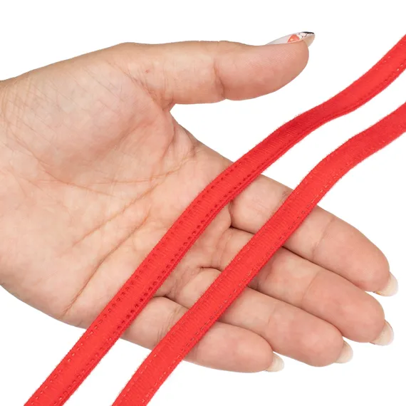 Лента тоннельная двухшовная красная