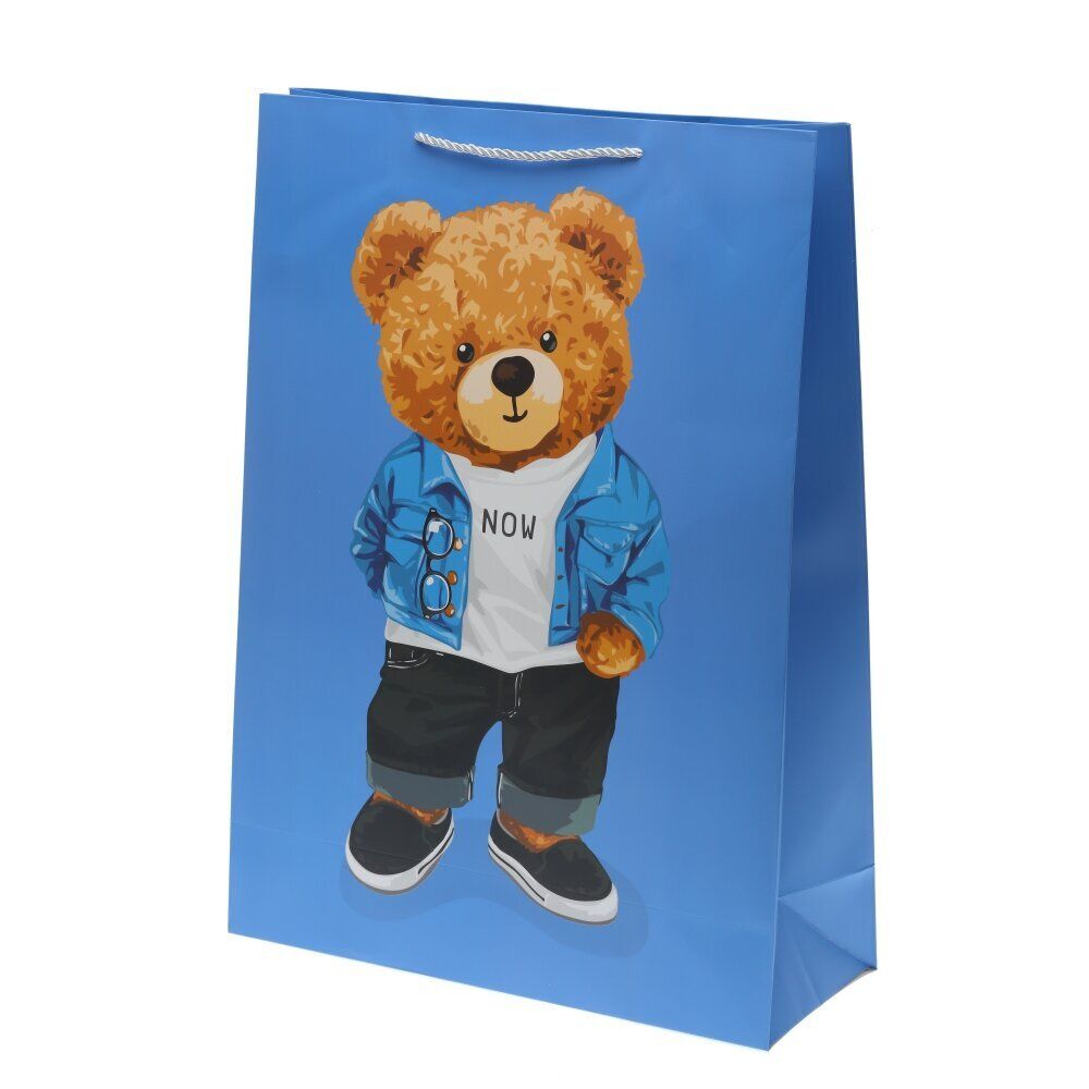 GAEM Пакет подарочный (бумага 210г/м2, блок 12шт), L40 W15 H55 см, 4в.