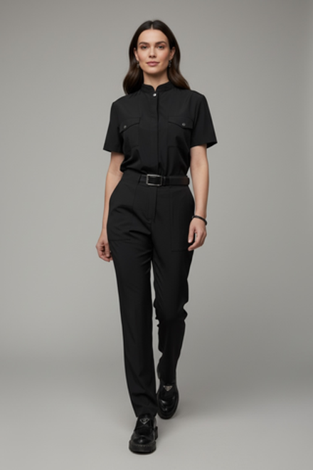 Комбинезон с прямыми брюками для парикмахера из легкой ткани