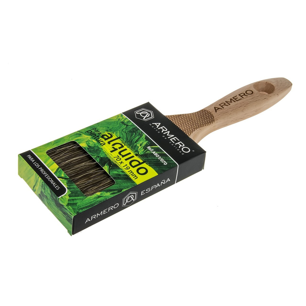 Кисть малярная Armero A801/070, для красок и лаков на алкидной основе, 70х19 мм