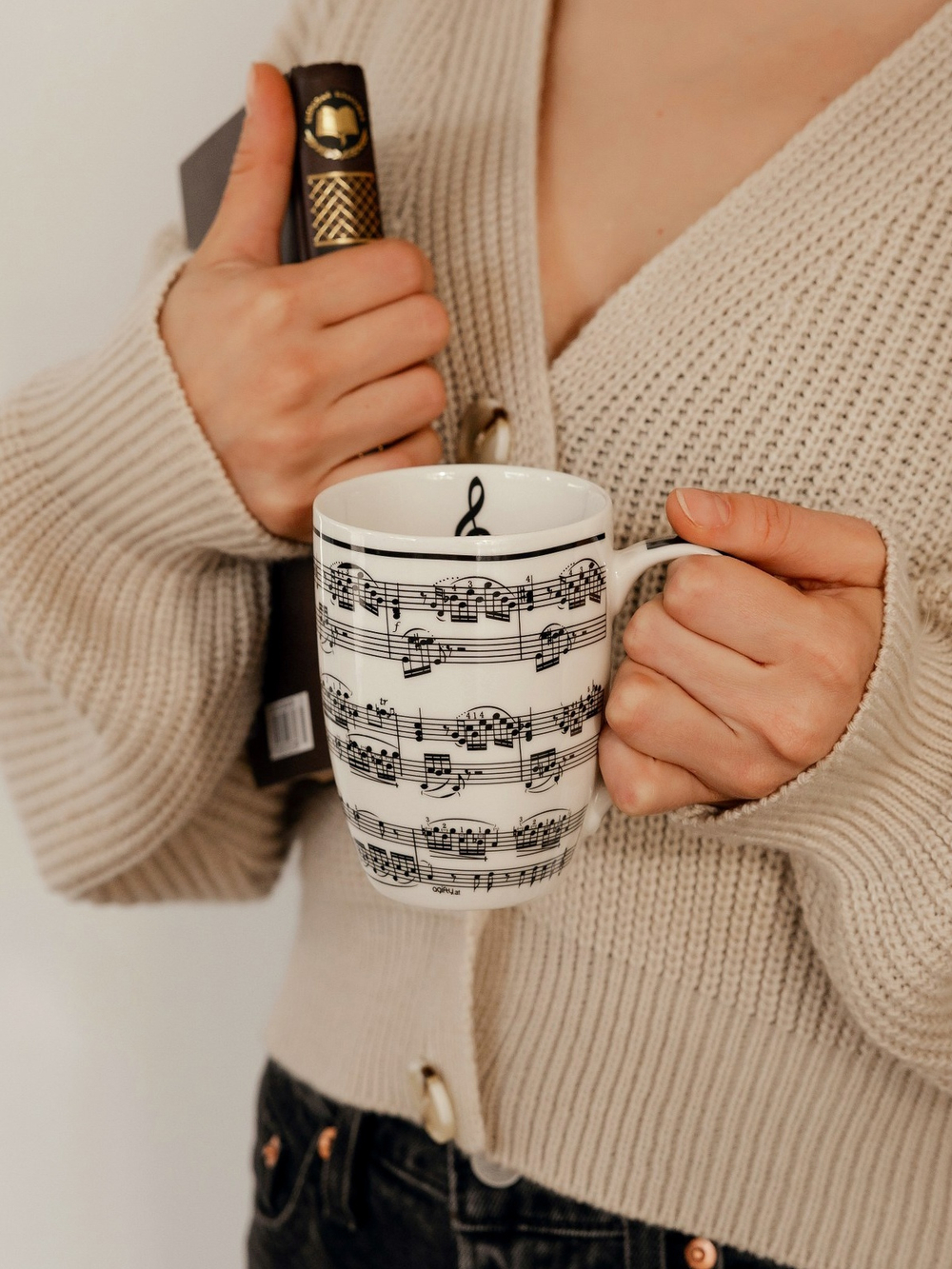 Чашка "Нотный стан"