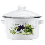 Кастрюля эмалированная 3л «Базилик» 01-Б1612/4