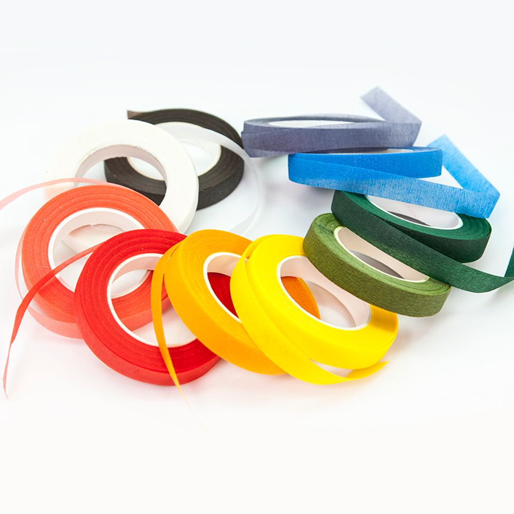 Флористическая тейп-лента (1,2 см*22,86 м) Коричневый, 1 шт.