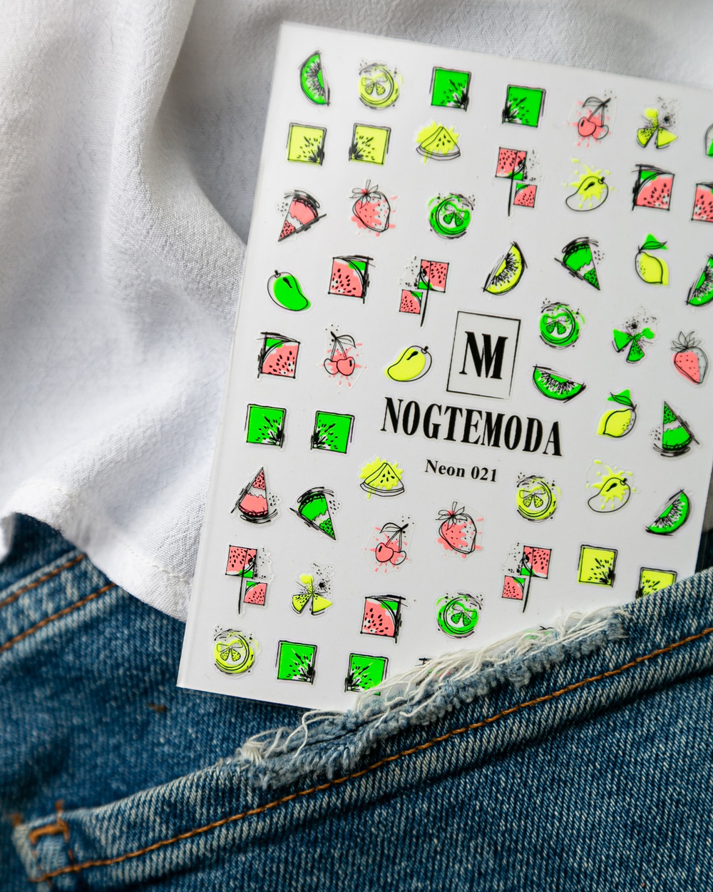 Наклейки NogteModa NEON 021