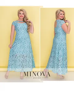 Платье 00275-голубой Minova