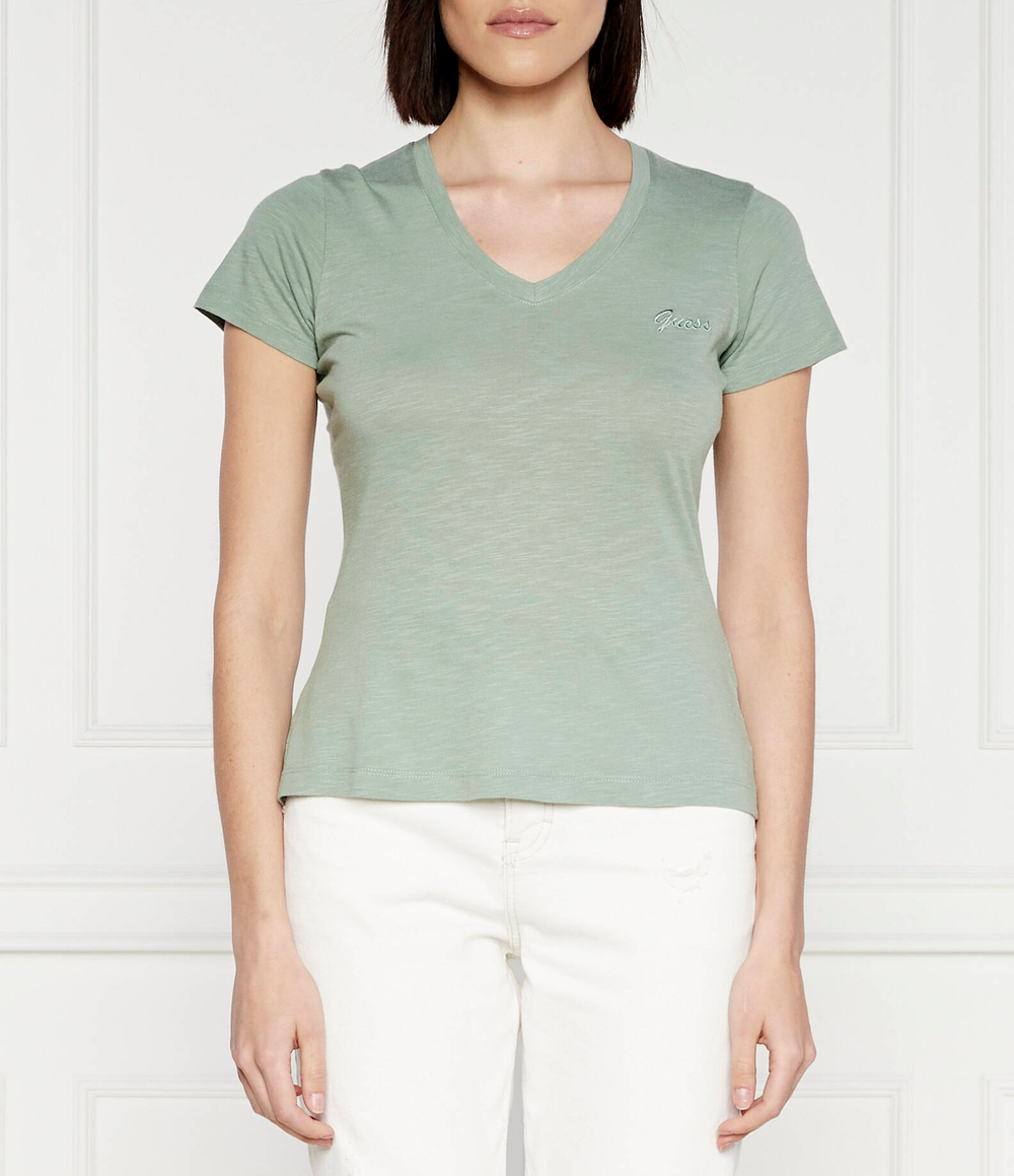 Футболка SS VN SLUBBY GUESS - зеленый(W4GI66 KC8T0)