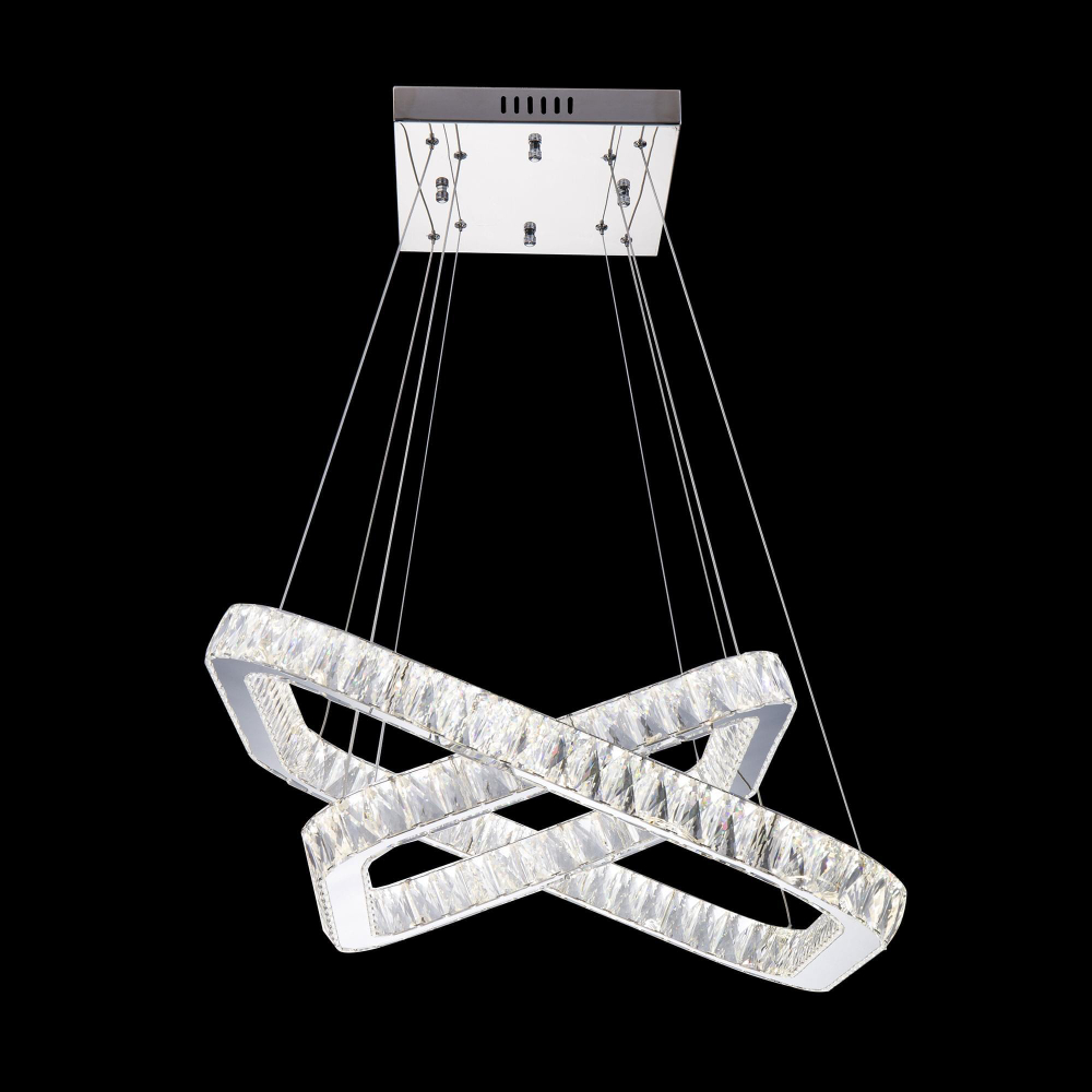 Eletto Granda EL336P70 LED Люстра хрустальная с пультом Хром