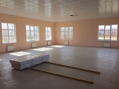 На одном из крупных объектов в Заокском завершена укладка напольных покрытий