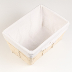 Корзина стеллажная трапеция, 31х22х16 см (бежеый)