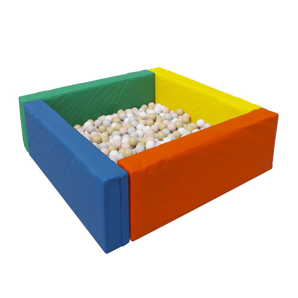 Сухой бассейн Romana «Лужайка» (стандартный), 300 шариков (Пастель микс)