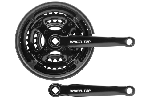 Шатун Вело Стелс 170 TCSH4-MZ 24/34/42T, сталь, арт.580276